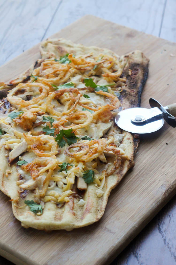 BBQ Chicken Pizza w-crispy Onions-4