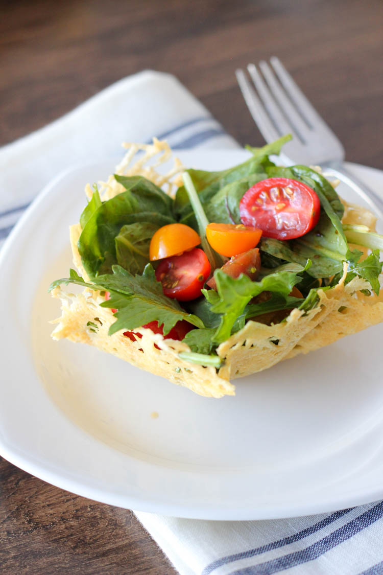 Parmesan Salad Cups-1