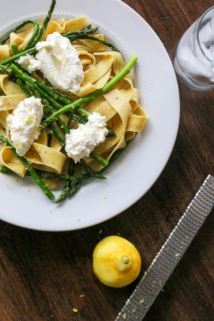 Asparagus Ricotta Papardelle-3