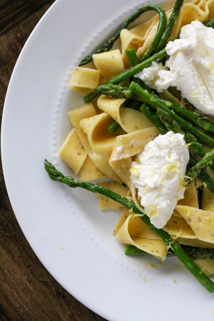 Asparagus Ricotta Papardelle-4