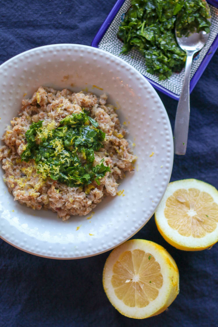 Slow Cooker Pancetta & Leek Farro Risotto-1