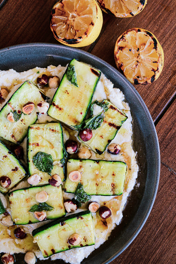 Grilled Zucchini & Lemon With Ricotta - Wright Family Table